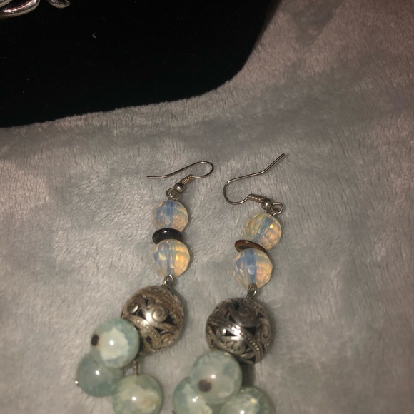 Luxurious Jade & Jasper Italian made necklace set! - Picture 5 of 6